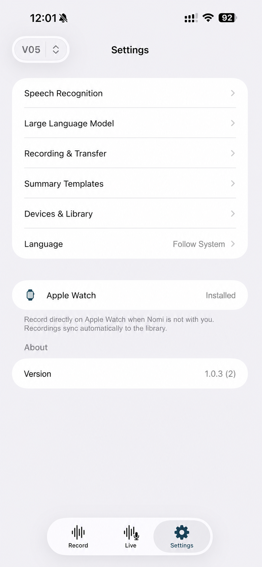 Nomily Apple Watch 安装设置