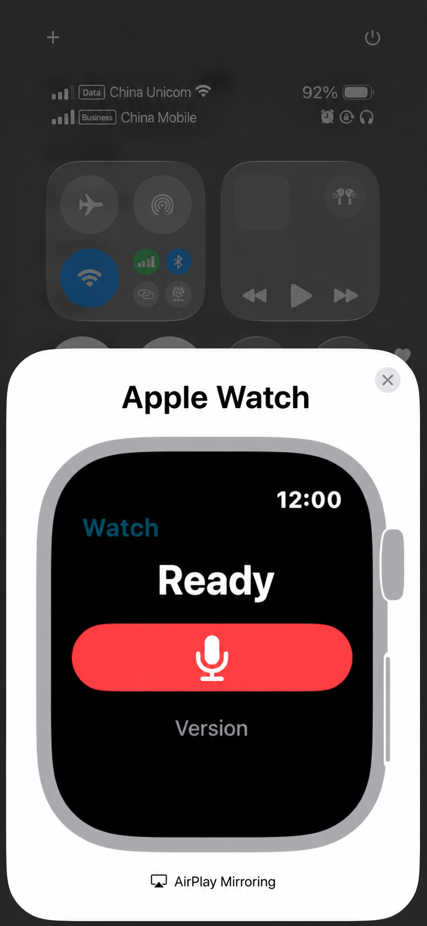 Nomily Apple Watch 录音界面
